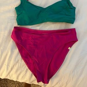 Summersalt magenta bikini bottoms
